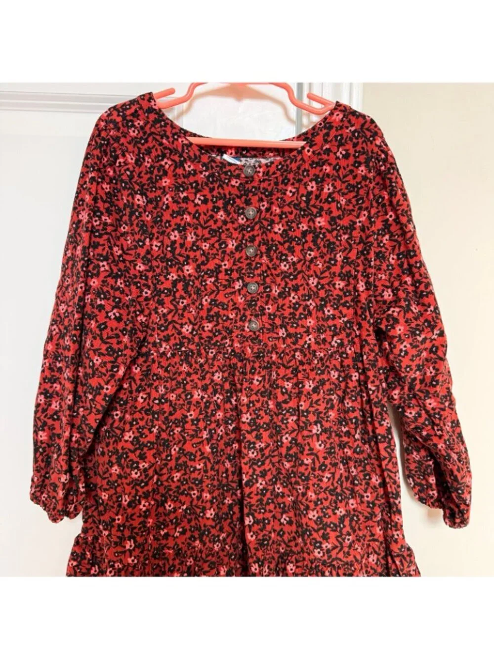 Old Navy Girl Tiered Cord Floral Dress  8 years
